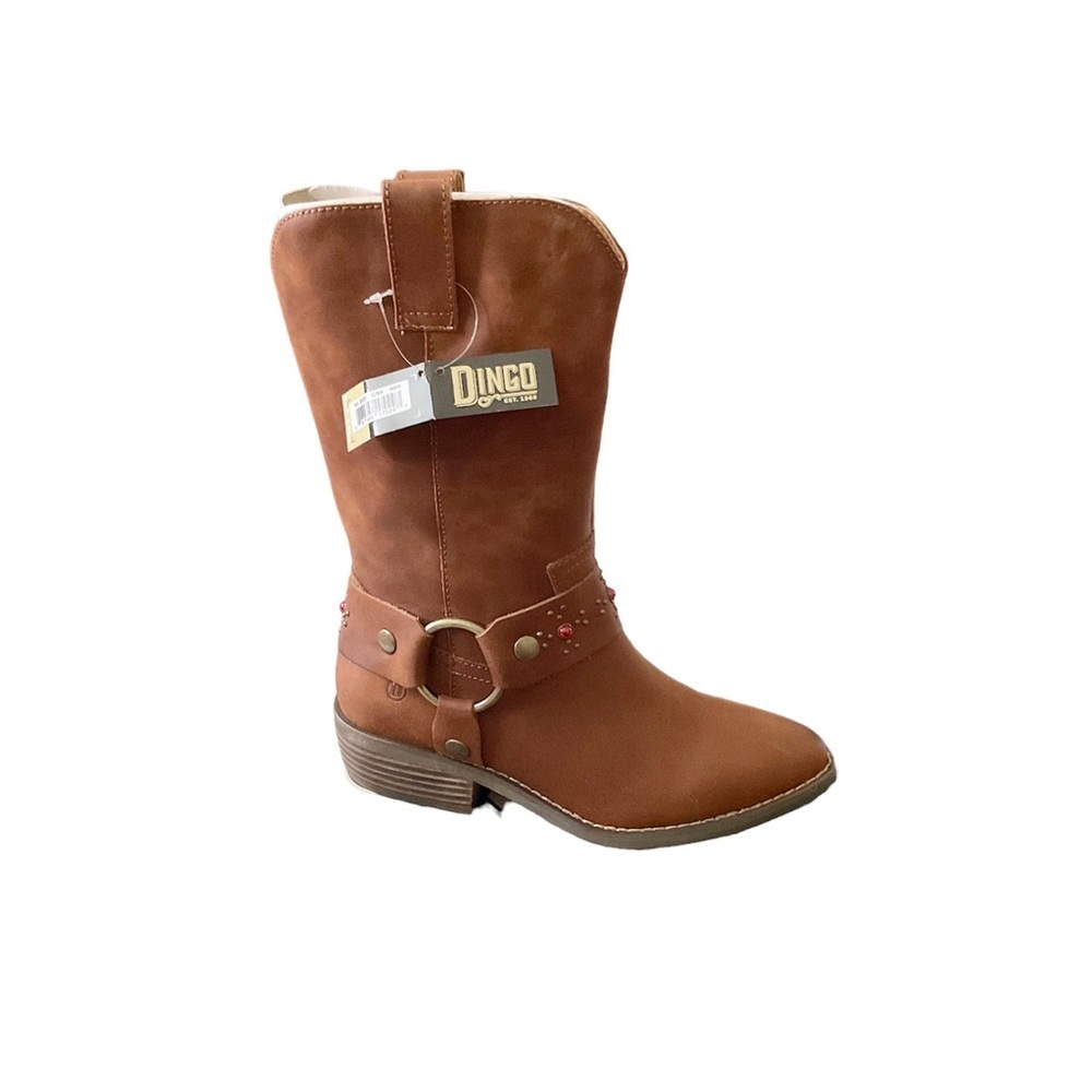 Dingo Leather Cognac Boots Size 6M